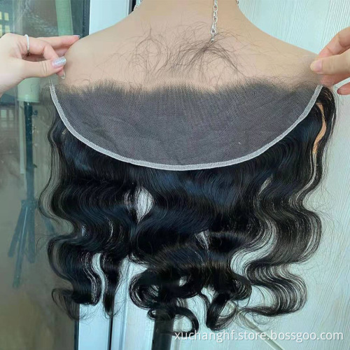 Wholesale 4x4 13x4 13x6 Thin HD Lace Frontal Closure,HD Transparent Swiss Lace Frontal Vendor,Film Transparent HD Lace Frontal